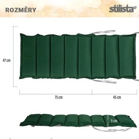 STILISTA  Ülőpárna készlet székre 2 db terrakotta/szürke