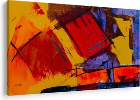 Absztrakciós kép (90x60 cm)