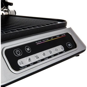 Sencor kontakt grill 2100W/230V matt króm kivitelben