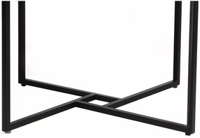 Alto kerek étkezőasztal tölgy/fekete 120 cm