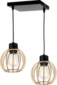 Függő Lámpa Túlnyúló mennyezeti csillár Loft Fa 2