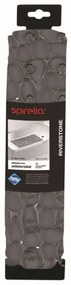 Spirella RIVER STONE csúszásgátló fürdőkád alátét,sötét szürke, 75 x 36 cm