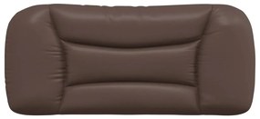 barna műbőr fejtámla párna 90 cm