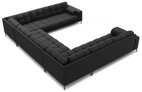 Sötétszürke sarokkanapé (U alakú) Bali – Cosmopolitan Design