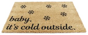 Kókuszrost lábtörlő karácsonyi mintával 40x60 cm Baby It's Cold Outside – Artsy Doormats