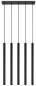 SOLLUX SL-0472 PASTELO Hengeres Függesztett Lámpa Fekete G9 IP20