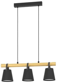 Eglo 43636 - Csillár zsinóron BOYLE 3xE27/10W/230V