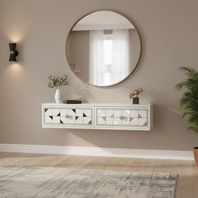 Moka 120 - White, Silver