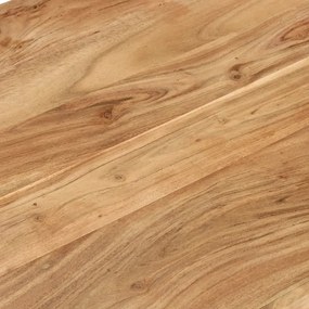 vidaXL tömör akácfa dohányzóasztal 110 x 55 x 35 cm
