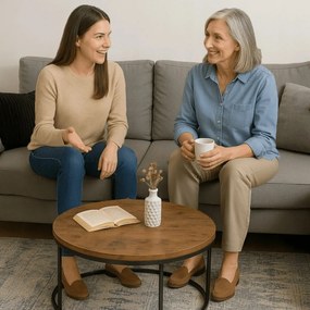 Dohányzóasztal Rusztikus Tölgy Színben. TIM MAX