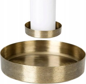 Tálca Állvány Arany Fém loft 10cm asztalra gyertya dekoráció kicsi