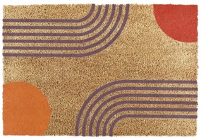 Kókuszrost lábtörlő 60x90 cm Colour Abstract – Artsy Doormats