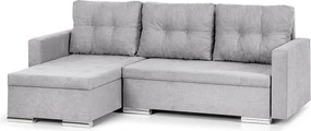 FELIX Kinyitható sarokkanapé Világosszürke