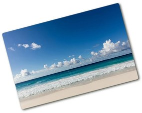 Edzett üveg vágódeszka Strand seychelles pl-ko-80x52-f-116222008