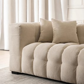 Krémszínű kétszemélyes kanapé MODERNO