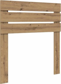 vidaXL Fejtámla Artisan tölgy 75 cm Faanyag