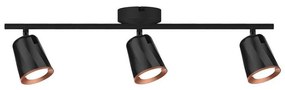 LED Spotlámpa 3xLED/5W/230V 4000K fekete