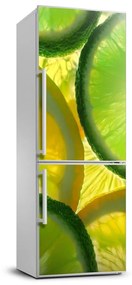 Hűtőre ragasztható matrica Lime és citrom FridgeStick-70x190-f-81010621