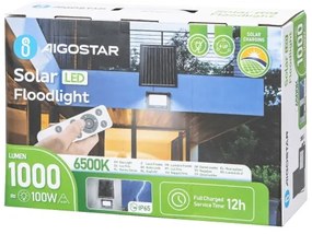 Aigostar - LED állítható fényerőjű napelemes reflektor 100W, IP65, DO