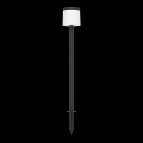 Eglo 901078 Pantete kültéri leszúrható lámpa, szolár + mozgásérzékelő, fekete, 840 lm, 3000K melegfehér, SOLAR-beépített LED, 7,5W, IP44