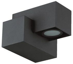 PREZENT 63006 ROCS Modern Kültéri Fali Lámpa Szürke LED IP44