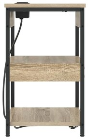 Éjjeli Szekrények 2 pcs sonoma tölgy 41 x 31 x 51 cm Faanyag