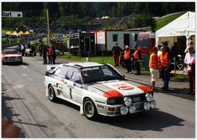 Poszterek 100x70 Audi Quattro a rally-n
