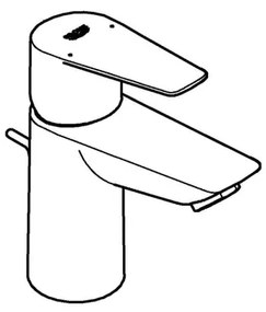 GROHE 24196001 - Mosdócsaptelep START, S méret, fényes króm