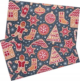 Lábtörlő az ajtó alá Karácsonyi Gumi Cipő Mézeskalács Szett Karácsonyra