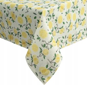 Abrosz dekoratív vízálló Luna 110x140 Eurofirany sárga citromzöld