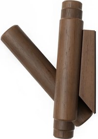 Sötétbarna borovi fenyő fali fogas 61 cm Picket – Umbra