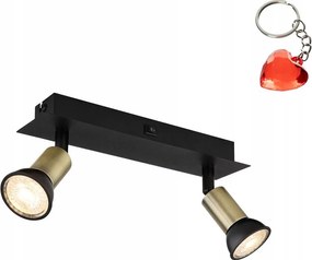 Spot reflektor lámpa Drew 57998-2B Globo kapcsolóval