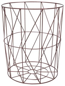 Rézszínű dohányzóasztal Ø 47 cm