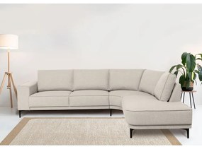 Krémszínű sarokkanapé (jobb oldali) Copenhagen – Scandic