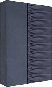 Gumis pamut lepedő 220x200 hamuszürke matracra 25 cm-ig