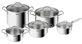 Tefal - Lábaskészlet 10 db INTUITION rozsdamentes