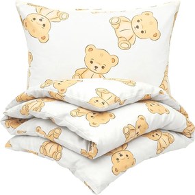 4Home Teddies pamut ágyneműhuzat, 140 x 200 cm, 70 x 90 cm, 140 x 200 cm, 70 x 90 cm