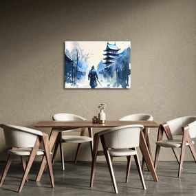 Kép - Szamuráj, akvárium (70x50 cm)