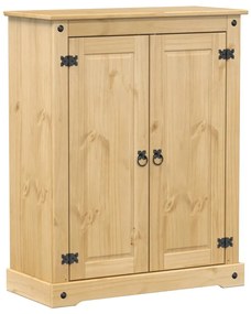 Corona tömör fenyőfa cipőszekrény 86 x 38,5 x 108 cm