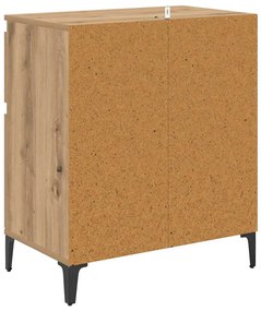 Széf fiókkal Artisan tölgy 60 x 35 x 70 cm Műszaki fa és vas