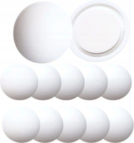 Fehér Ütköző Ajtókitámasztás falra ragasztható, 4 cm