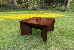 Fokus Kerti tűzrakóhely 50 x 50 x 30 cm, corten CORGARDEN 1016