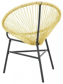 bézs polyrattan kerti Acapulco szék