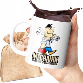 Nyomott Mintás Bögre A Legjobb Szerelő Az Egész Városban 330 ML Ajándék