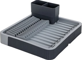 Mosogatógép Műanyag Modern Kihúzható Csepegtetővel Antracit