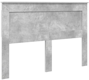 Fejtámla fejtámlával Beton Szürke 150 cm Faanyag