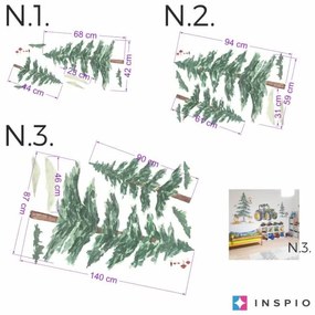 INSPIO Öntapadós tapéta - Fa