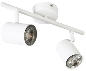 Modern spotlámpa fehér 2-lámpás dönthető - Jeana 2