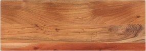 vidaXL tömör akácfa téglalap alakú asztallap 70x20x2,5 cm