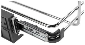 Szürke műanyag szelektív beépíthető szemetes 42+42 l Ecofil – Elletipi